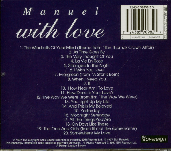 3. Bild von Manuel: Manuel With Love (CD)