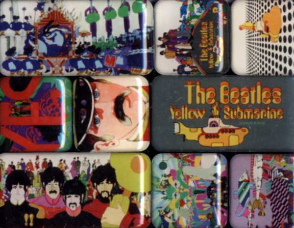 Fridge Magnet Set - Yellow Submarine (9 Magne