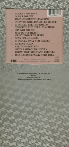 Her First Recordings Vol.2 - Hungry For Love (CD)