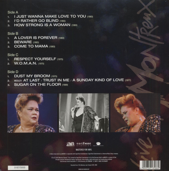 Live At Montreux 1975-1993 (2-LP, CD, 180g Vinyl, Numbered, Ltd.)