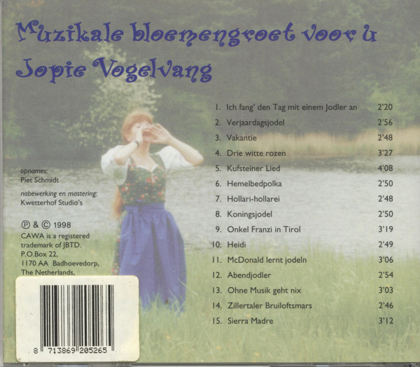 Muzikale Bloemengroet Voor U (CD)