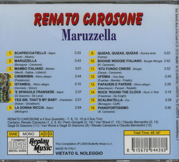 Maruzzella (CD)