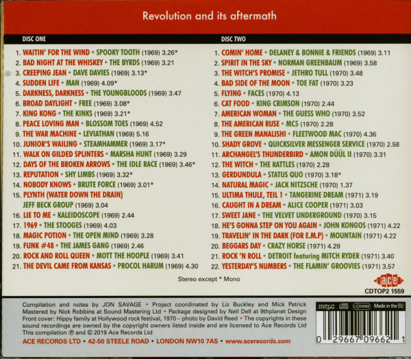 Jon Savage's 1969 - 1971 - Rock Dreams On 45 (2-CD)