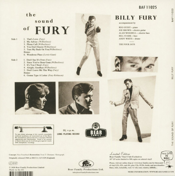 The Sound Of Fury (LP, 10inch, Ltd.)