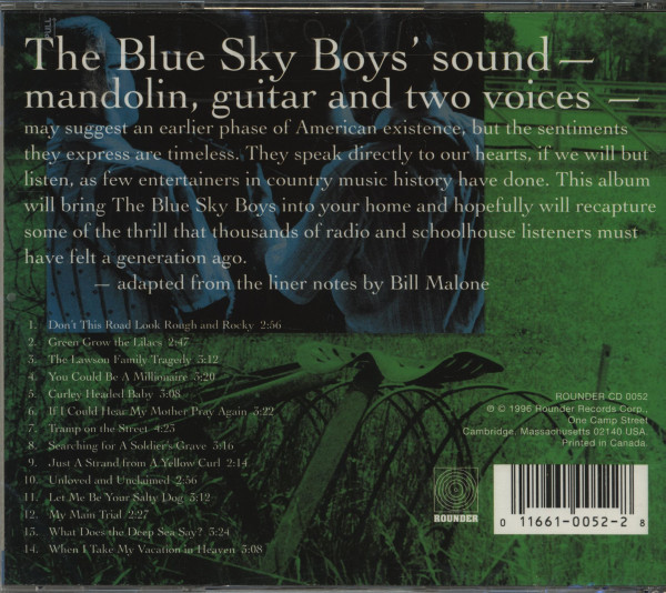 The Blue Sky Boys (CD)