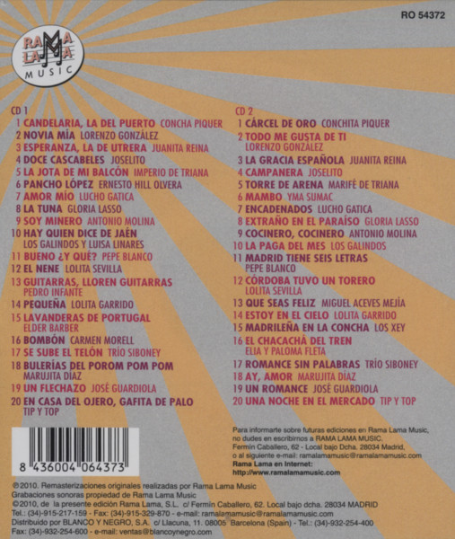 Los Números Uno Del Pop Espanol - 1956 (2-CD)