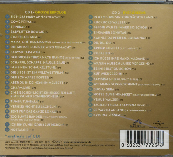 Grosse Erfolge & Evergreens (2-CD)