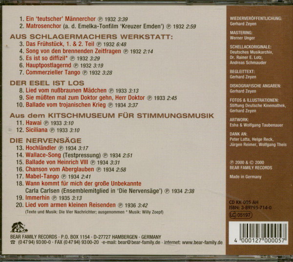 3. Bild von Die Vier Nachrichter: Die vier Nachrichter 1932 -1935 (CD)