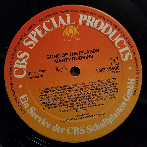 Song Of The Islands (LP)