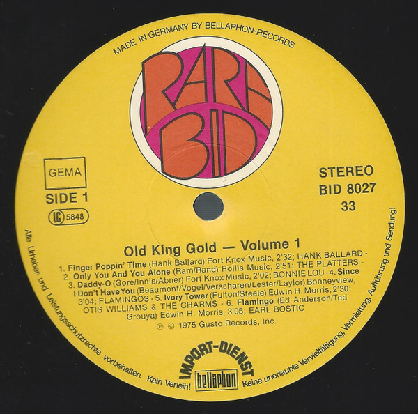 The Old King Gold Collection Vol.I-X (10-LP)