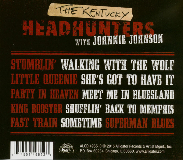The Kentucky Headhunters With Johnnie Johnson - Meet Me In Bluesland