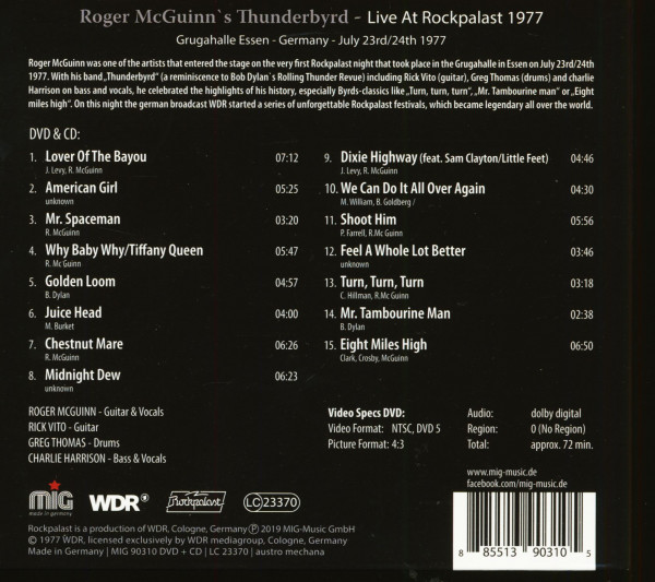 Live At Rockpalast 1977 (CD & DVD)