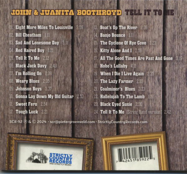 Tell It to Me - Old Timey Music from The 1970's (CD)