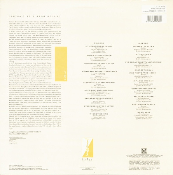 Portrait Of A Song Stylist (LP)