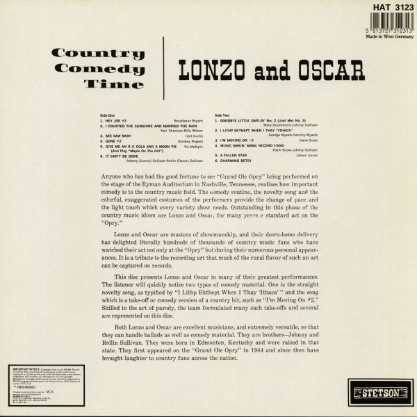 Country Comedy Time (LP)