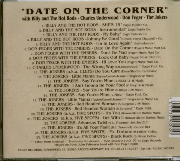 Date On The Corner (CD)