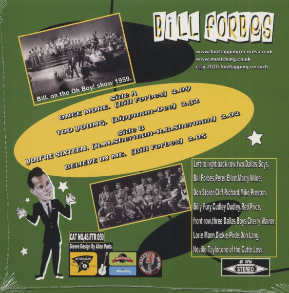 Bill Forbes Vol.1 (7inch, 45rpm, EP, PS)