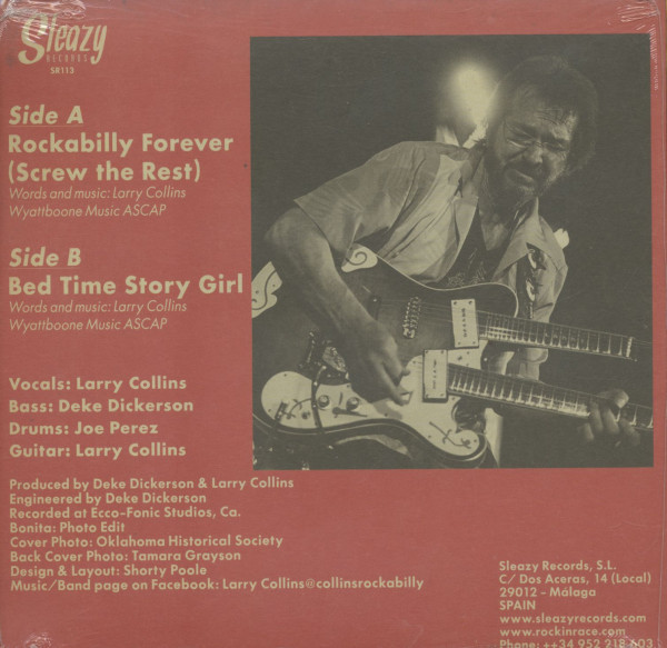 Rockabilly Forever - Bed Time Story Girl (7inch, 45rpm, PS)