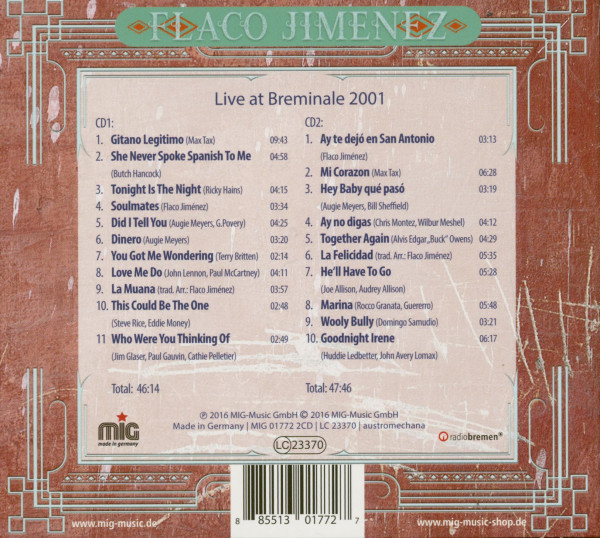 Fiesta - Live In Bremen (2-CD)