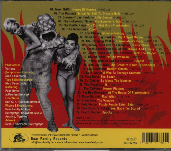 The House Of Horrors - 27 Spooky Tales For Your Halloween Party (CD)