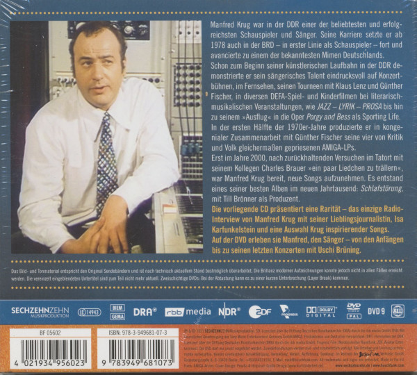 3. Bild von Manfred Krug: Krug 85 - Gestern war der Ball (CD + DVD)
