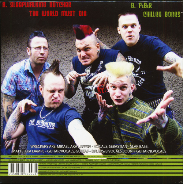 Angels Of Death (7inch, EP, 33rpm, Red Vinyl, PS, SC)