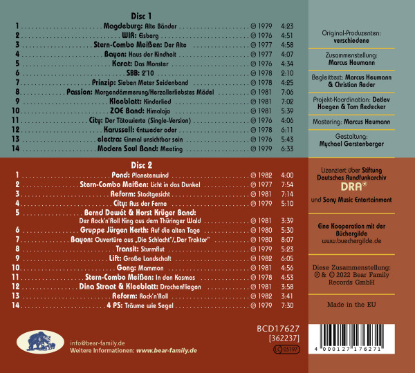 5. Bild von Various - Kraut!: Teil 2 - OST-KRAUT! - Progressives aus den DDR-Archiven 1976-1982 (2-CD)