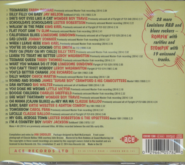 Rhythm'n'Bluesin' By The Bayou - Rompin' & Stompin' (CD)