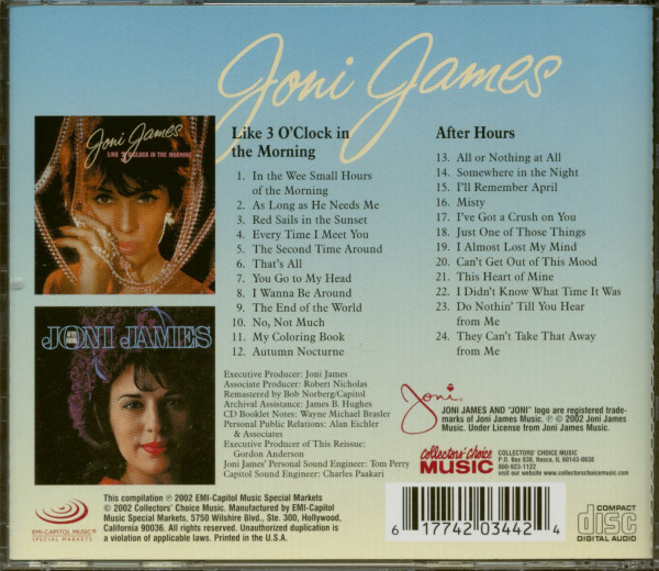 Like 3 O'Clock In The Morning - After Hours (CD)