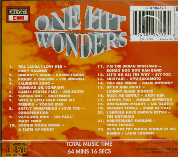 One Hit Wonders (CD Album)
