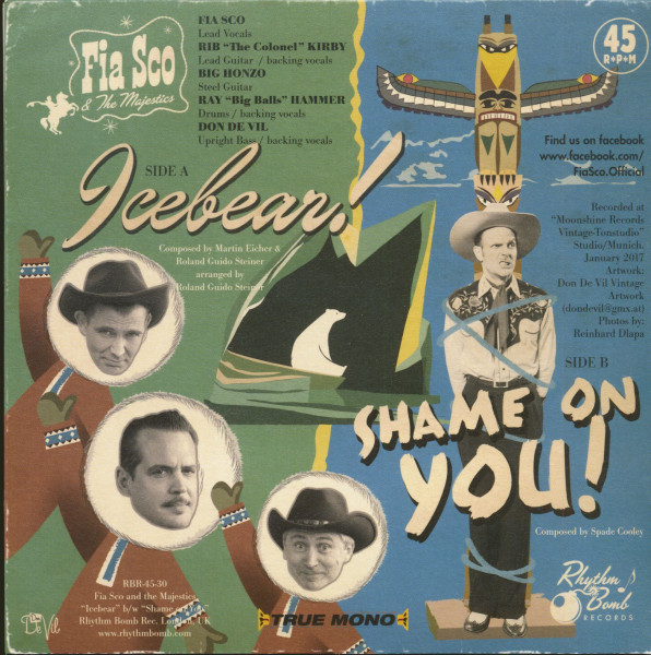 Icebear! - Shame On You (7inch, 45rpm, PS)
