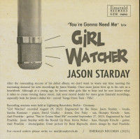 Vorschau: Girl Watcher - You're Gonna Need Me (7inch, 45rpm) Vorschau: Girl Watcher - You're Gonna Need Me (7inch, 45rpm)