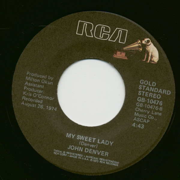 Thank God I'm A Country Boy - My Sweet Lady (7inch, 45rpm)