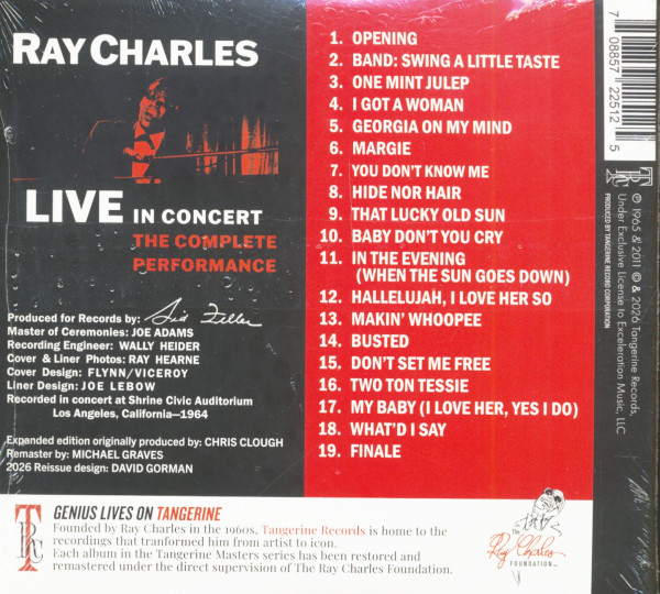 Live In Concert: The Complete Performance (remastered) (CD)
