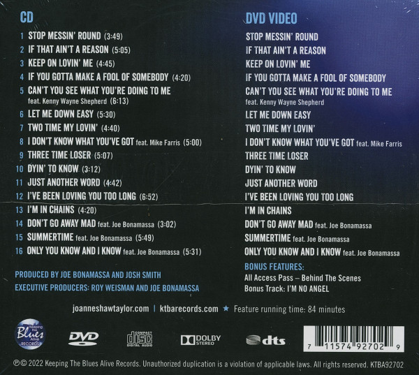 Blues From The Heart - Live (CD & DVD)