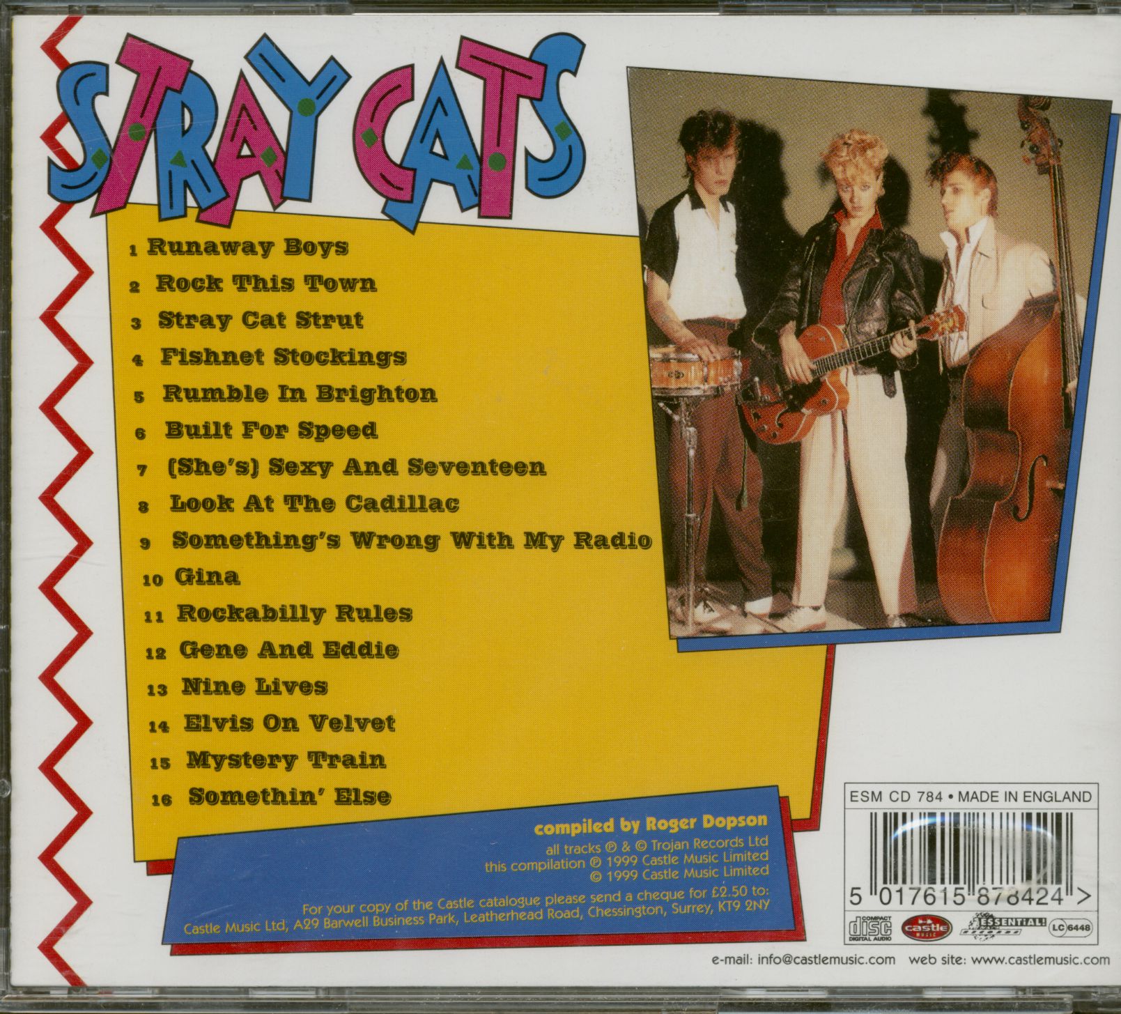 Stray Cats CD: Rockabilly Rules At Their Best - Live - Bear Family Records