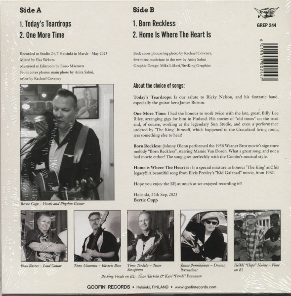Born Reckless (7inch, 45rpm, EP)