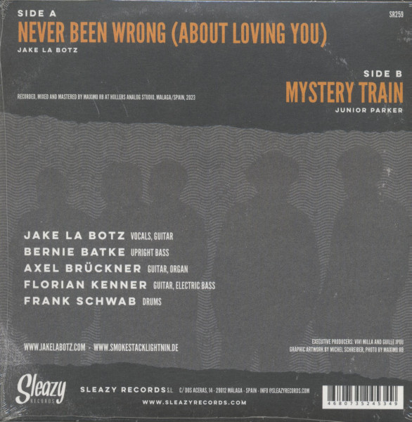 Never Been Wrong (About Loving You) - Mystery Train (7inch, 45rpm)