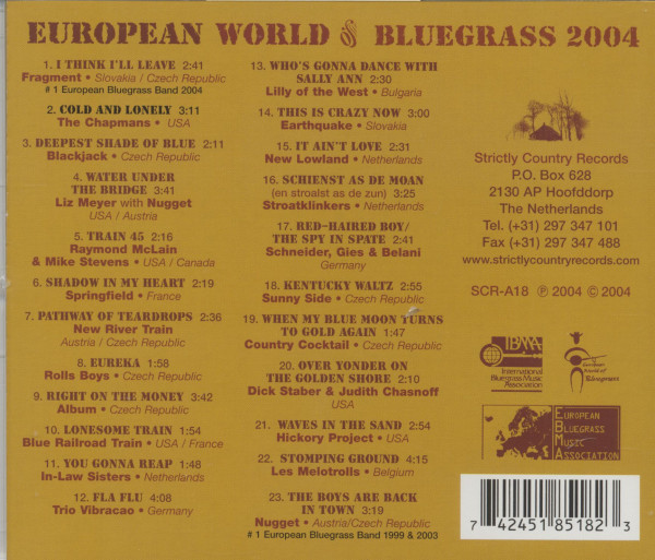 European World Of Bluegrass 2004 (CD)
