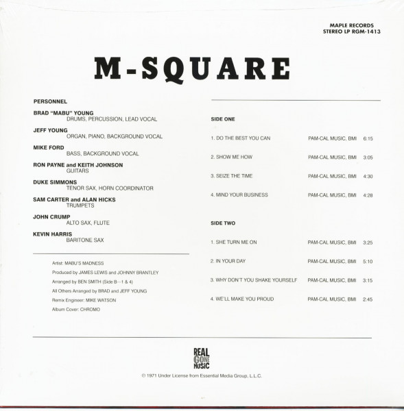 M-Square (LP, colored Vinyl, Ltd.)