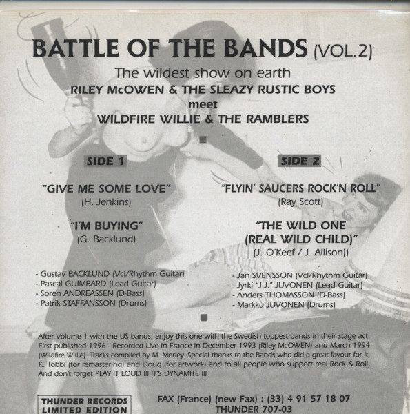 Battle Of The Bands Vol.2 (7inch, 45rpm, EP)