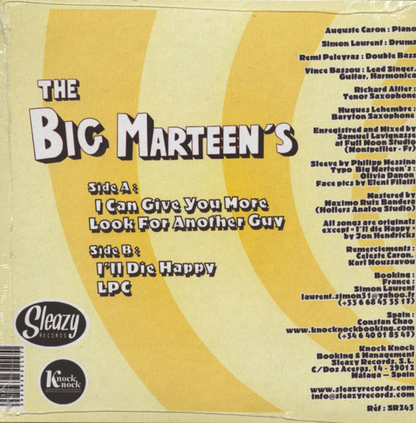 I Can Give You More (7inch, EP, 45rpm, PS)
