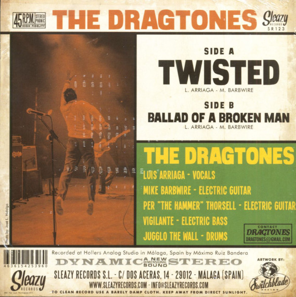 Twisted - Ballad Of A Broken Man (7inch, 45rpm, PS)