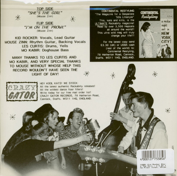 She's The Girl - I'm On The Prowl (7inch, 45rpm)