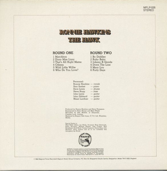 The Hawk - Recorded Live In The U.K. 1982 (LP)