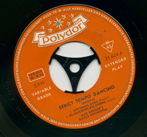 Strict Tempo Dancing - Quickstep (7inch, 45rpm, EP, PS)