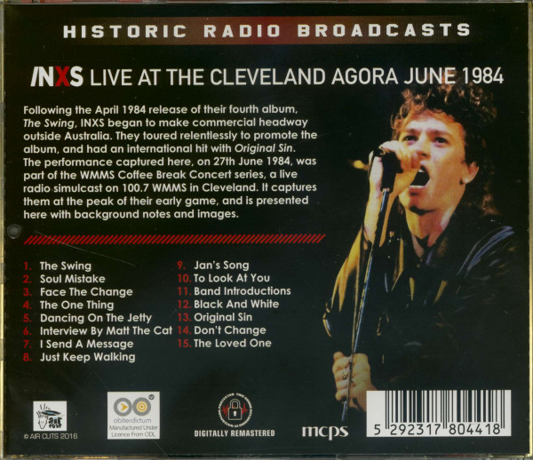Live at the Cleveland Agora June 1984 (CD)