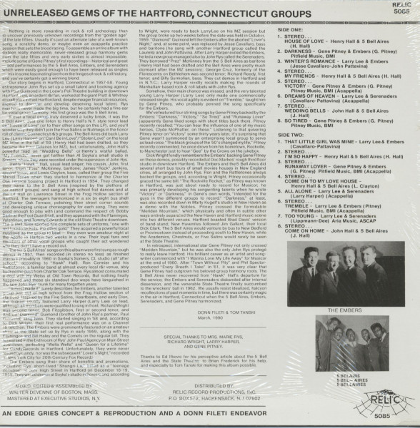 Unreleased Gems From The 1950s - The Hartford Groups (LP)