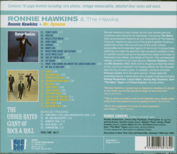 Ronnie Hawkins - Mr.Dynamo (CD)
