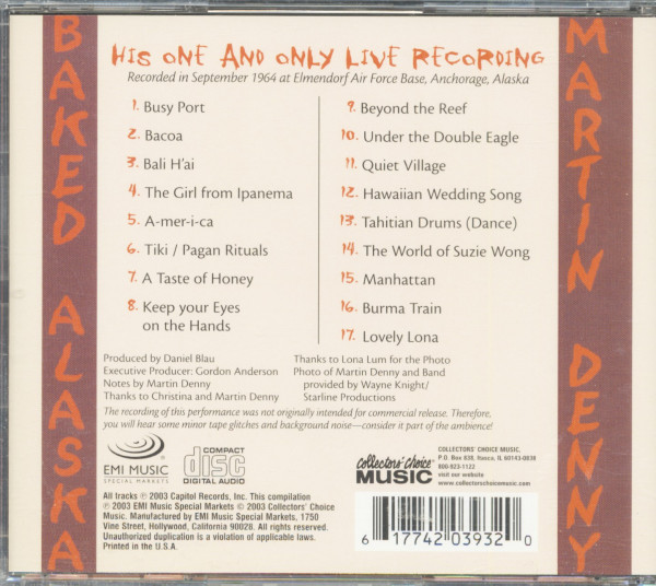 Baked Alaska (CD)